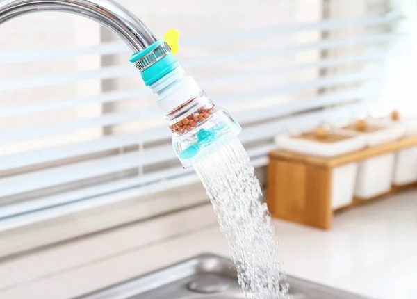 Adjustable Rotating Faucet Anti-splash Water-saving Valve Filter Tap Kitchen Device Head Swivel SpoutFeatures