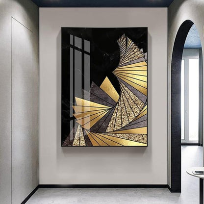 Set Of 3pcs Flower Metal Art Wall Frame For Home And Office Decor