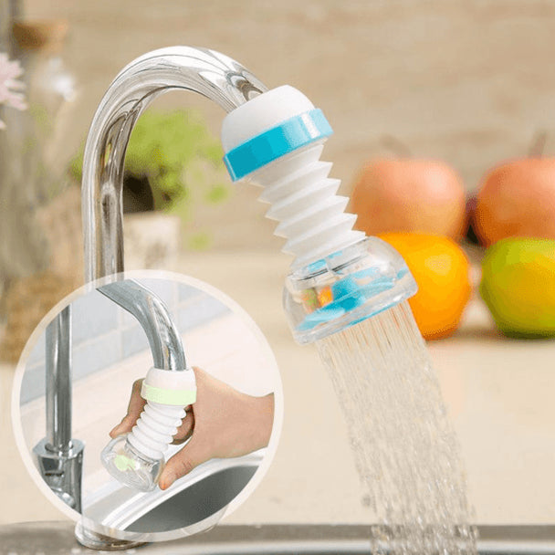 Adjustable Rotating Faucet Anti-splash Water-saving Valve Filter Tap Kitchen Device Head Swivel SpoutFeatures