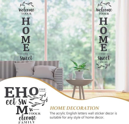3d Wall Art Welcome To Our Home The Sweet Family Wall Decoration For Home Office Dorm