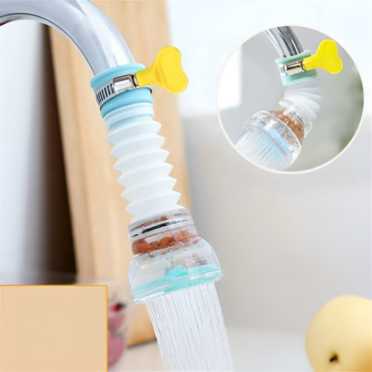 Adjustable Rotating Faucet Anti-splash Water-saving Valve Filter Tap Kitchen Device Head Swivel SpoutFeatures