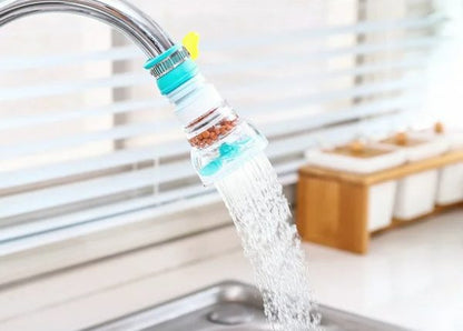 Adjustable Rotating Faucet Anti-splash Water-saving Valve Filter Tap Kitchen Device Head Swivel SpoutFeatures