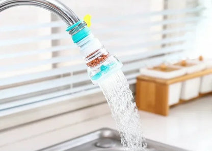 Adjustable Rotating Faucet Anti-splash Water-saving Valve Filter Tap Kitchen Device Head Swivel SpoutFeatures