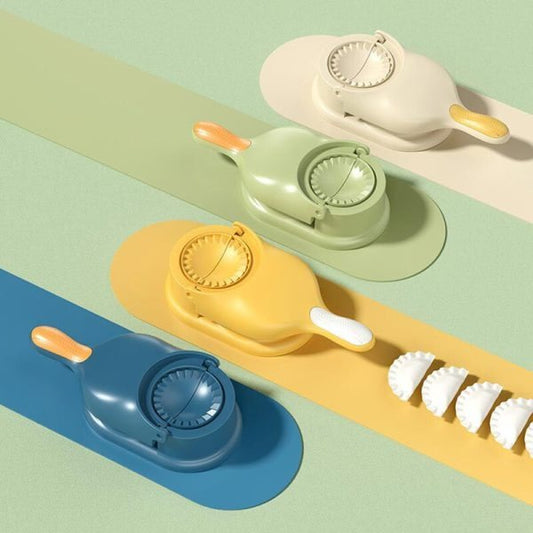2-in-1 Dumpling Wrapper Tool Food Grade Manual Dumpling Wrapper Mold Labor-saving Baking Pastry Home Kitchen Gadget (random Color) (without Box)